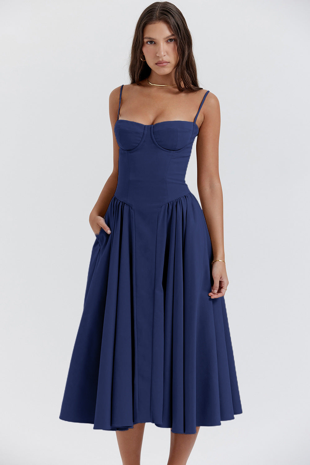 Kiki | Vestido midi retro