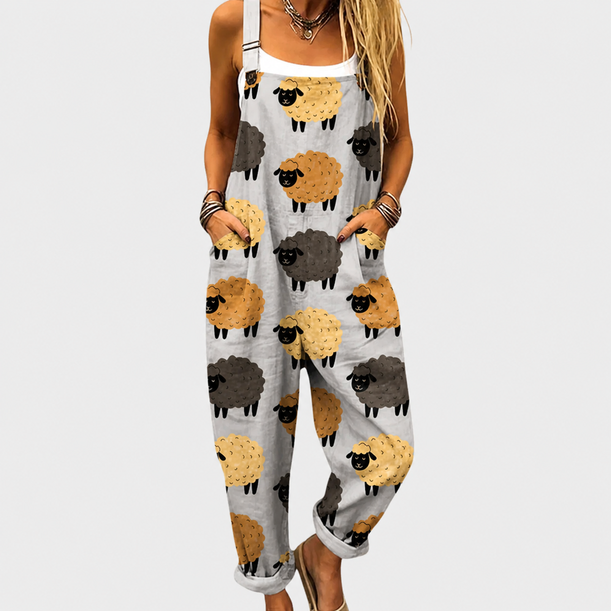 Sandra™ |Mono estampado cómodo