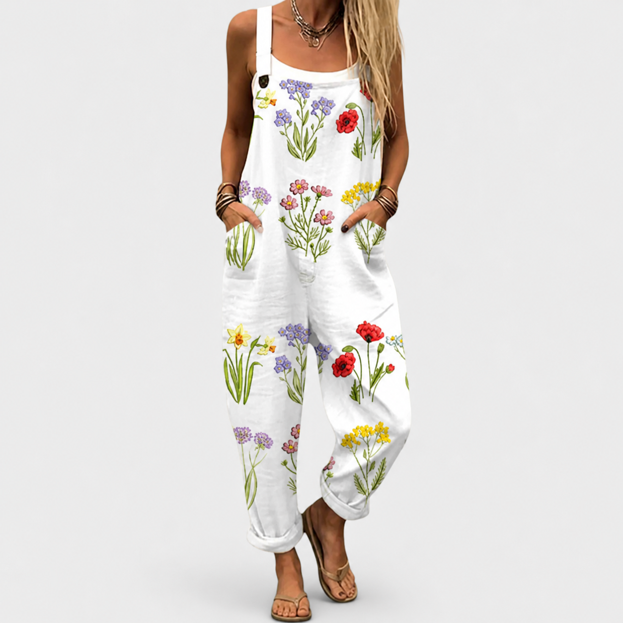 Laura™ |Mono estampado cómodo