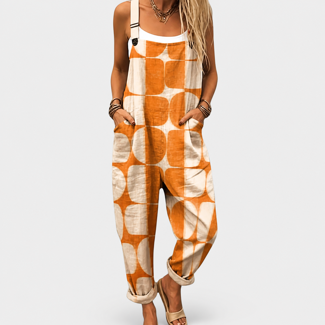 Mónica™ |Mono estampado cómodo