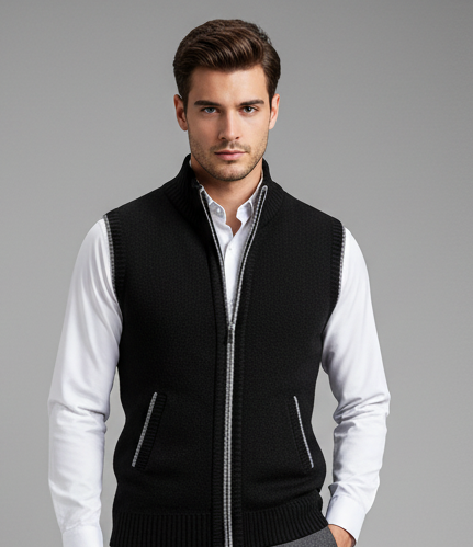 Chaleco Harrison con cremallera integral