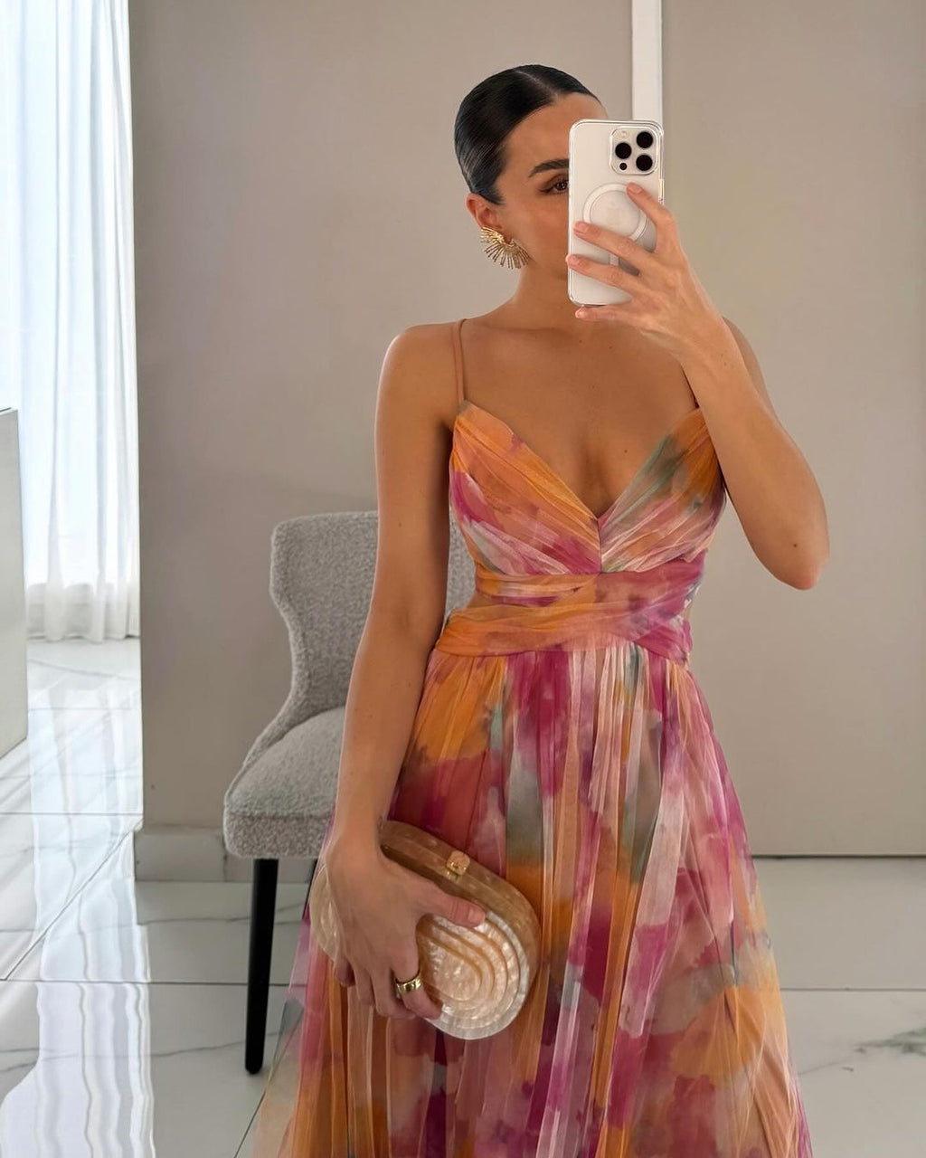Inés | Vestido maxi elegante