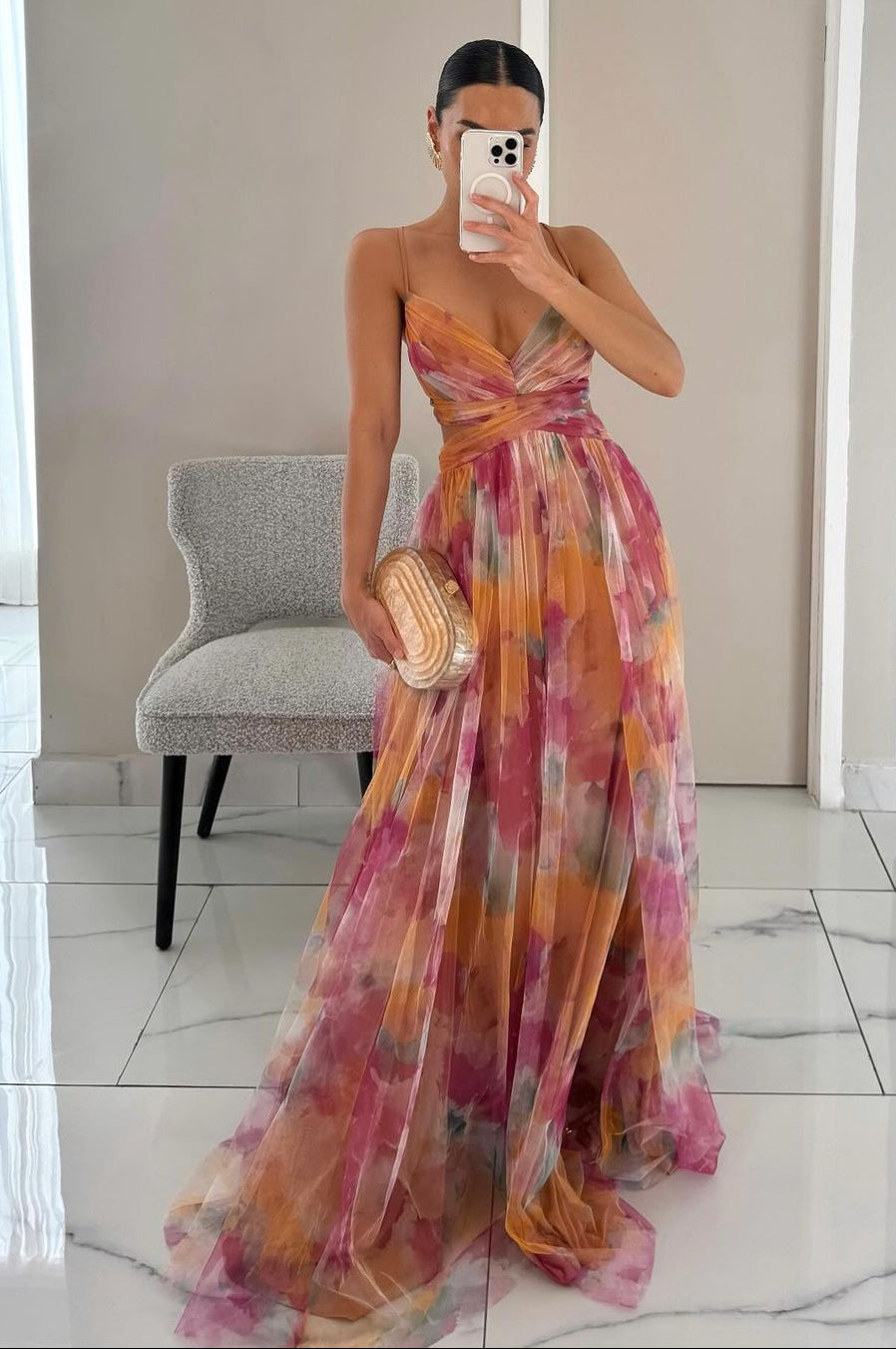 Inés | Vestido maxi elegante