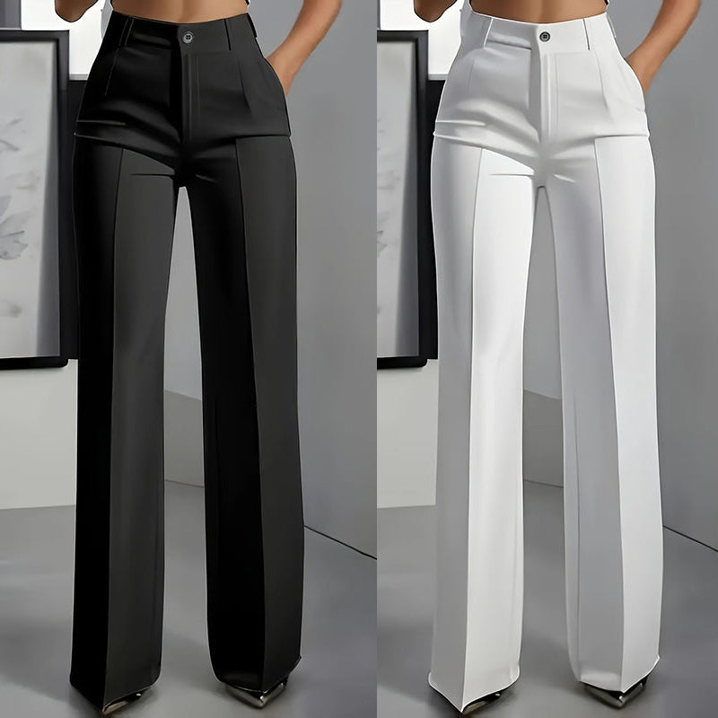 Sara™| Pantalón sastre de cintura alta