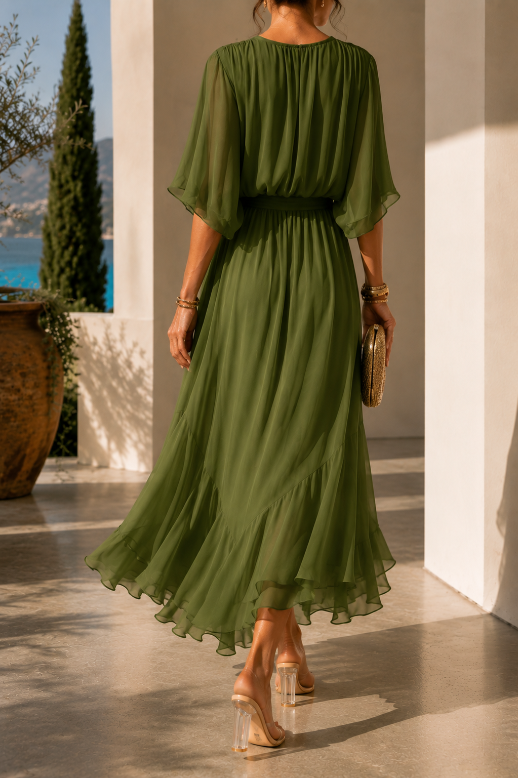 Inés™| Vestido con escote en V