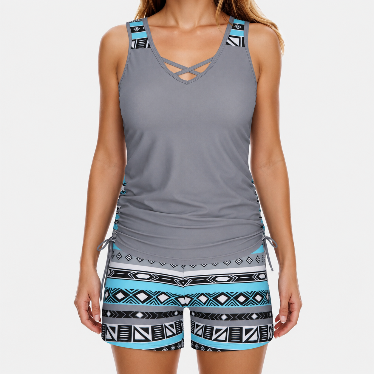 Marina™ | Tankini Favorecedor con Escote en V