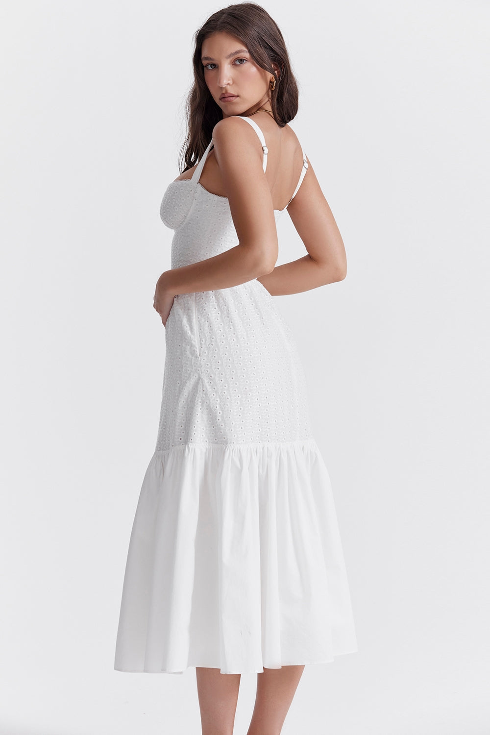 Elia | Vestido midi rosa