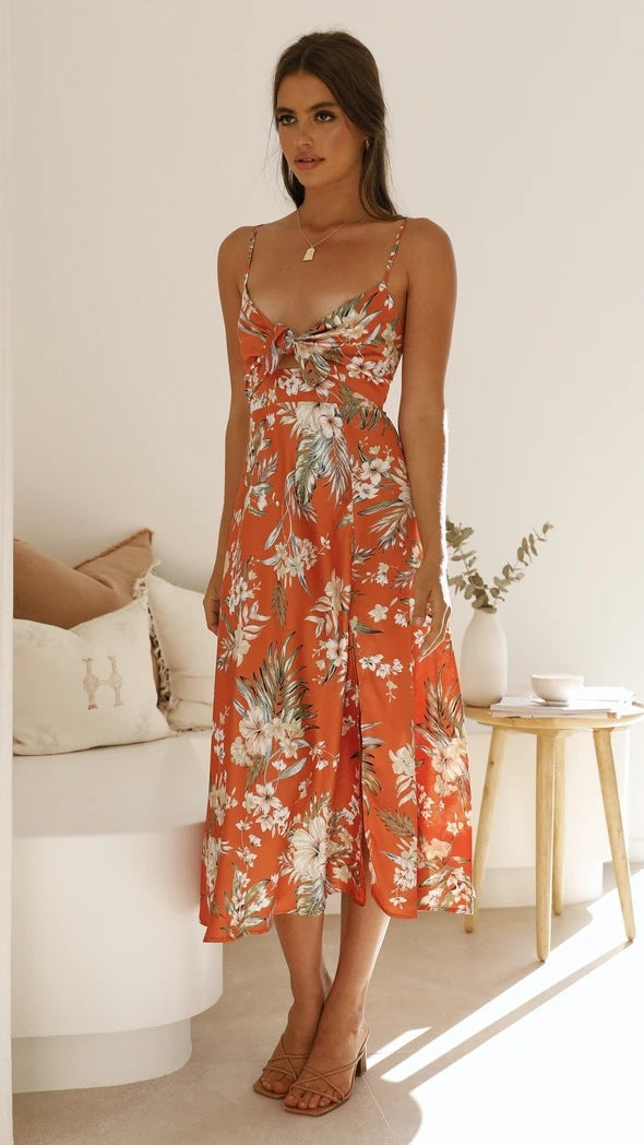 Flora | Vestido midi floral romántico
