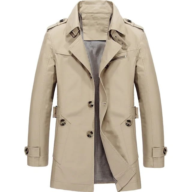 Marta Boutique™ – Abrigo Clásico de Hombre