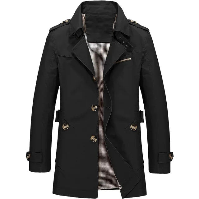 Marta Boutique™ – Abrigo Clásico de Hombre