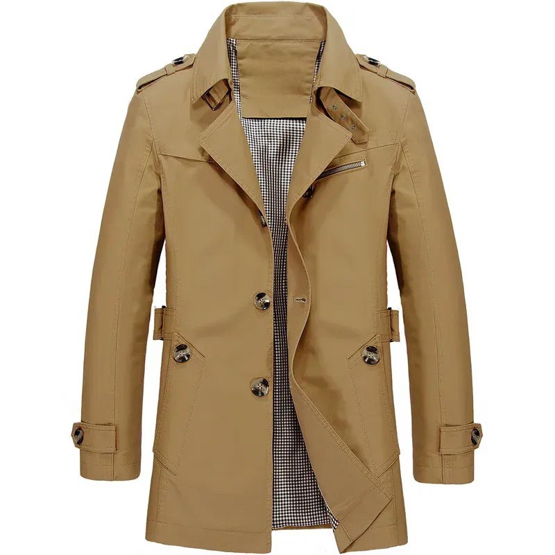 Marta Boutique™ – Abrigo Clásico de Hombre