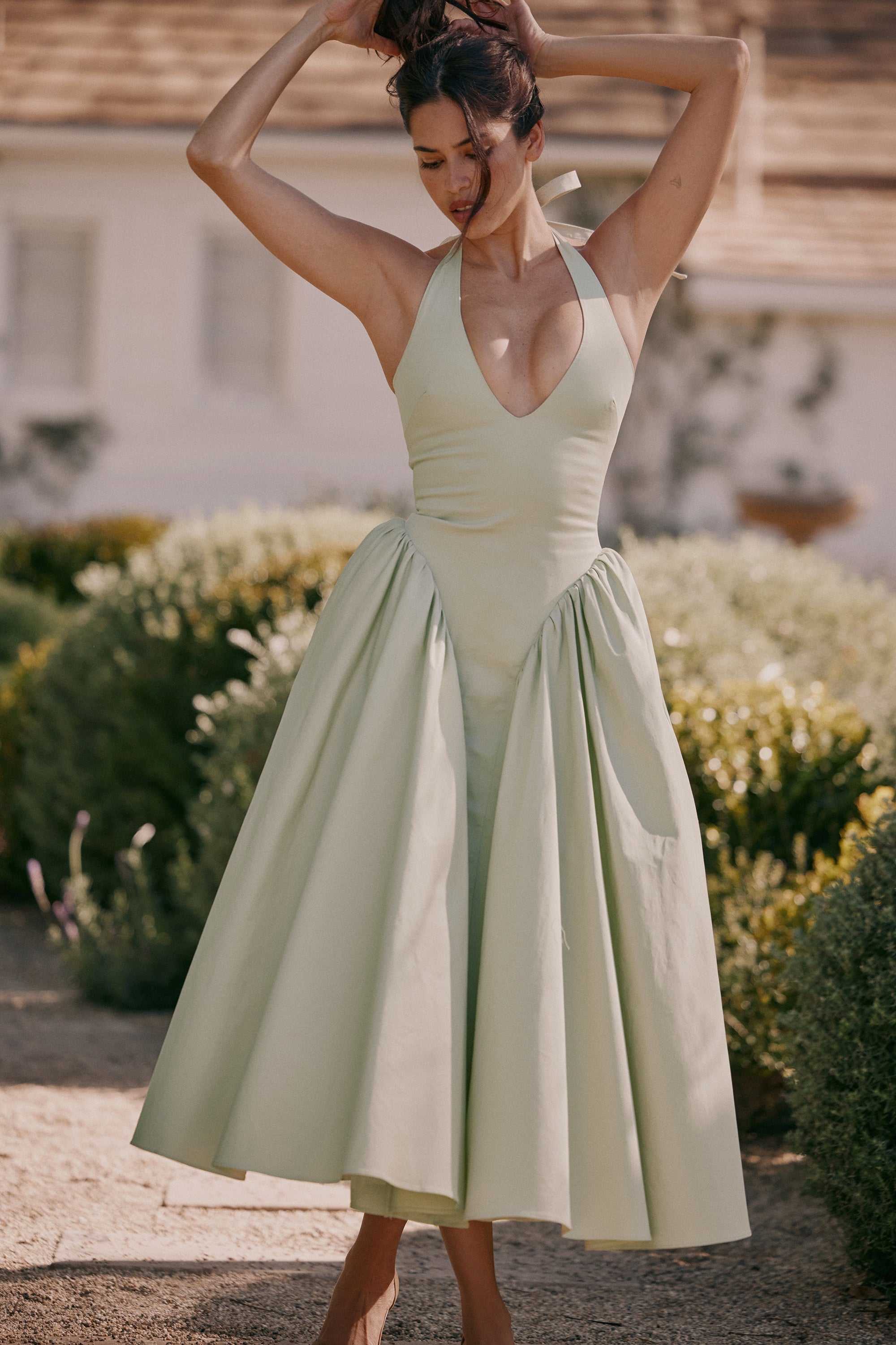 Nerea | Vestido midi elegante