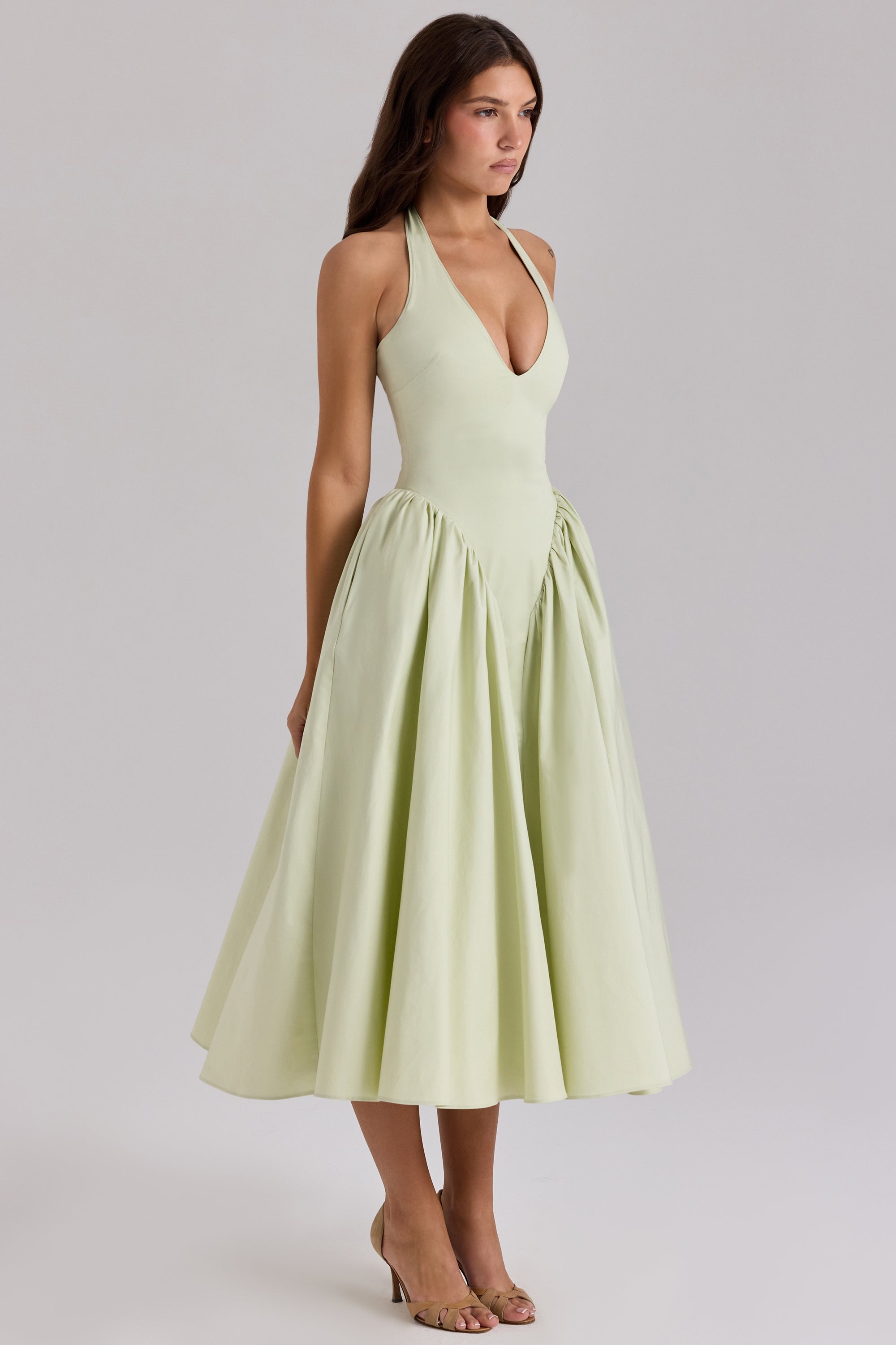 Nerea | Vestido midi elegante
