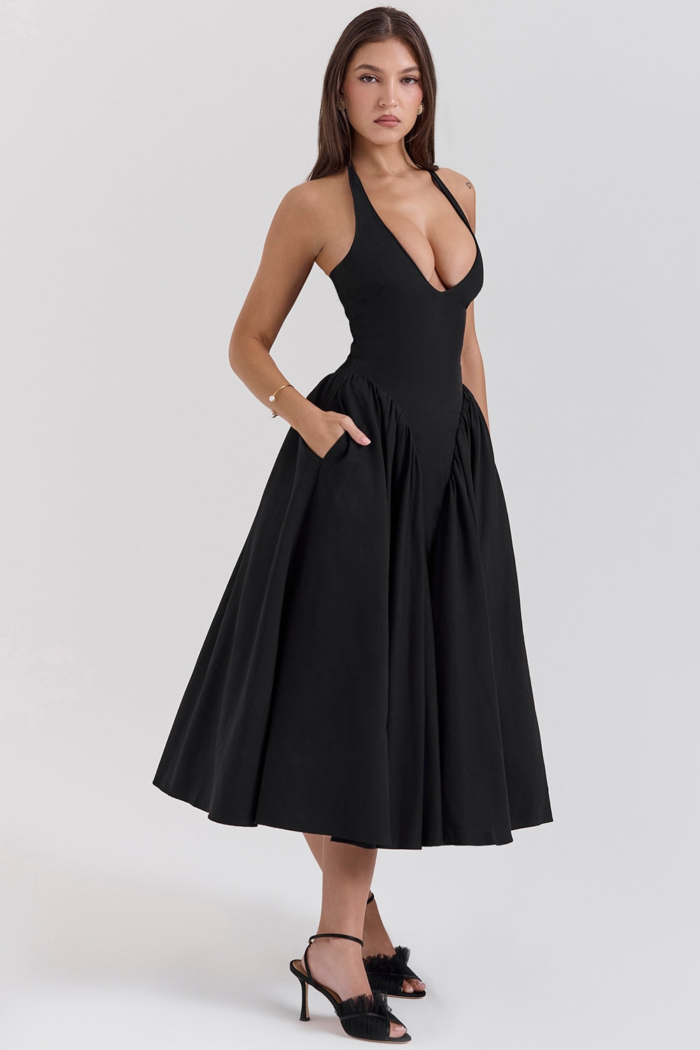 Nerea | Vestido midi elegante