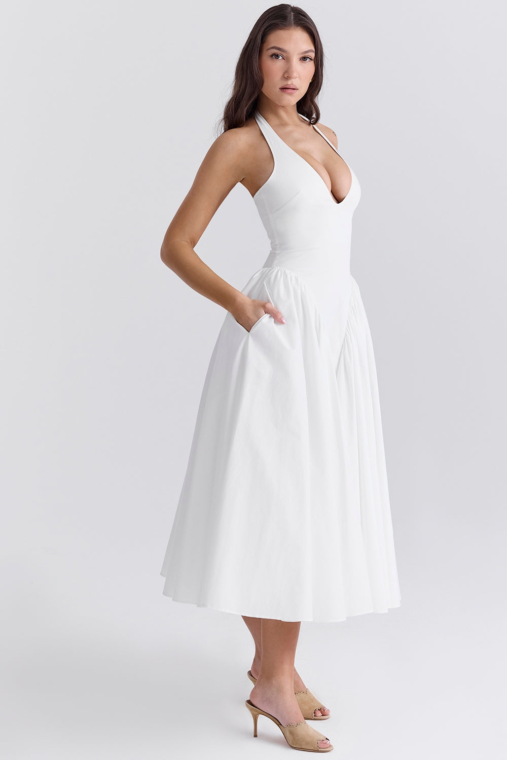 Nerea | Vestido midi elegante