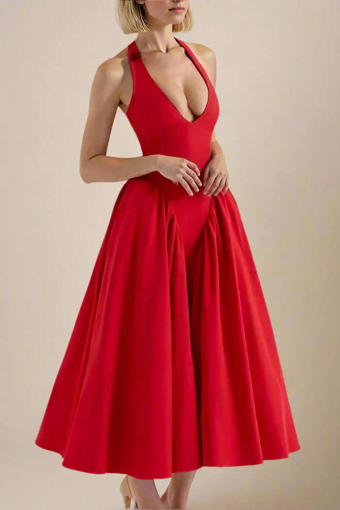Nerea | Vestido midi elegante
