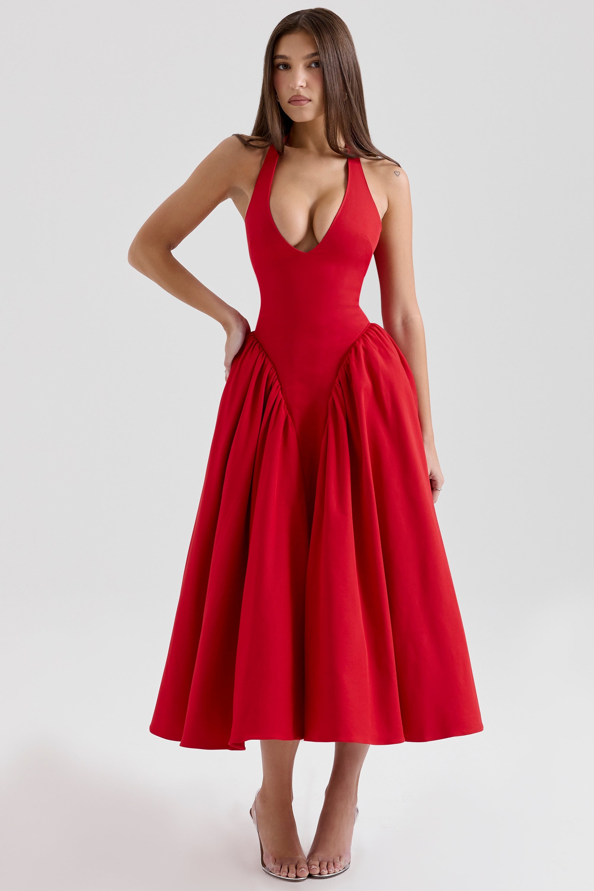 Nerea | Vestido midi elegante