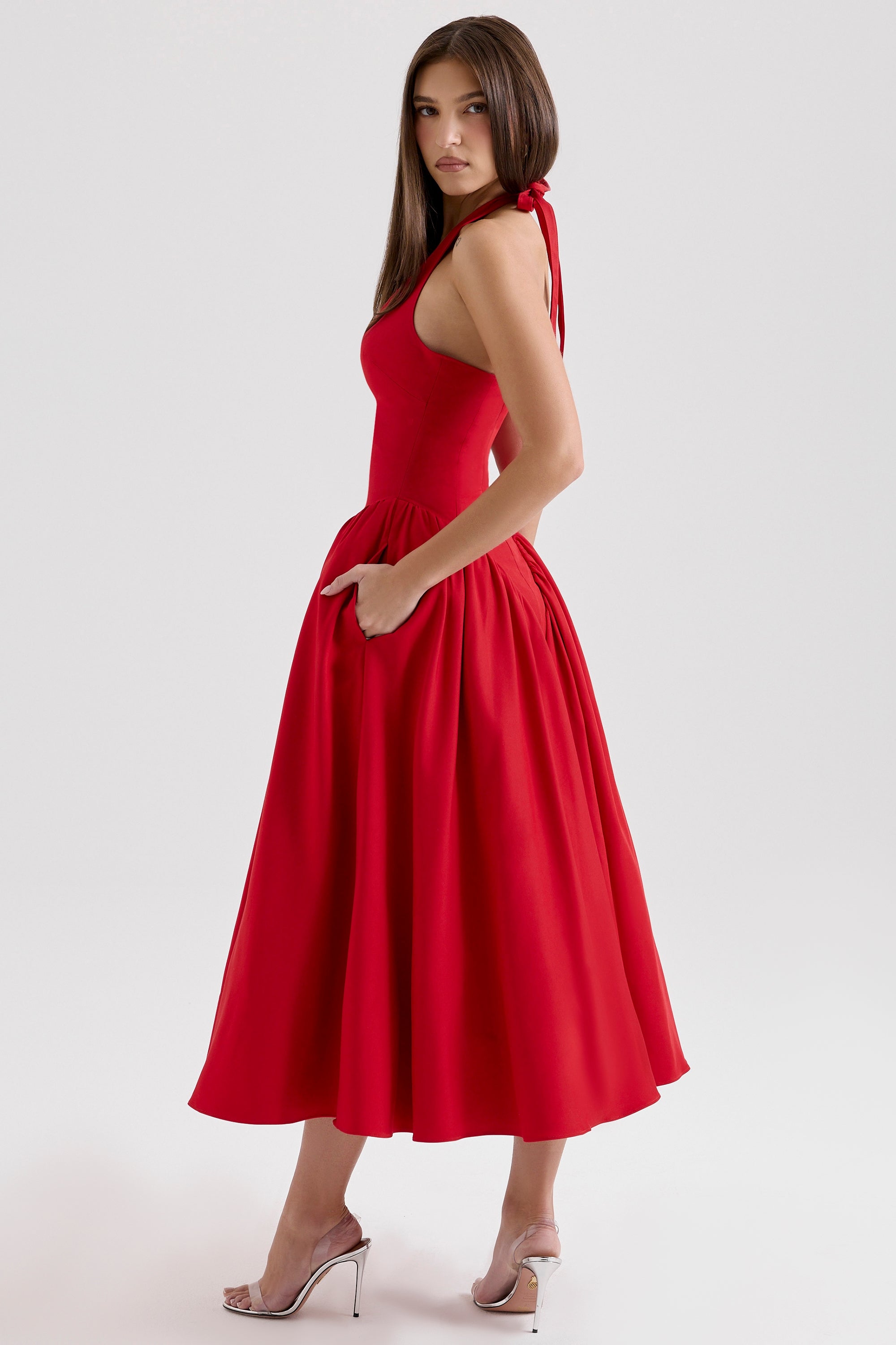 Nerea | Vestido midi elegante