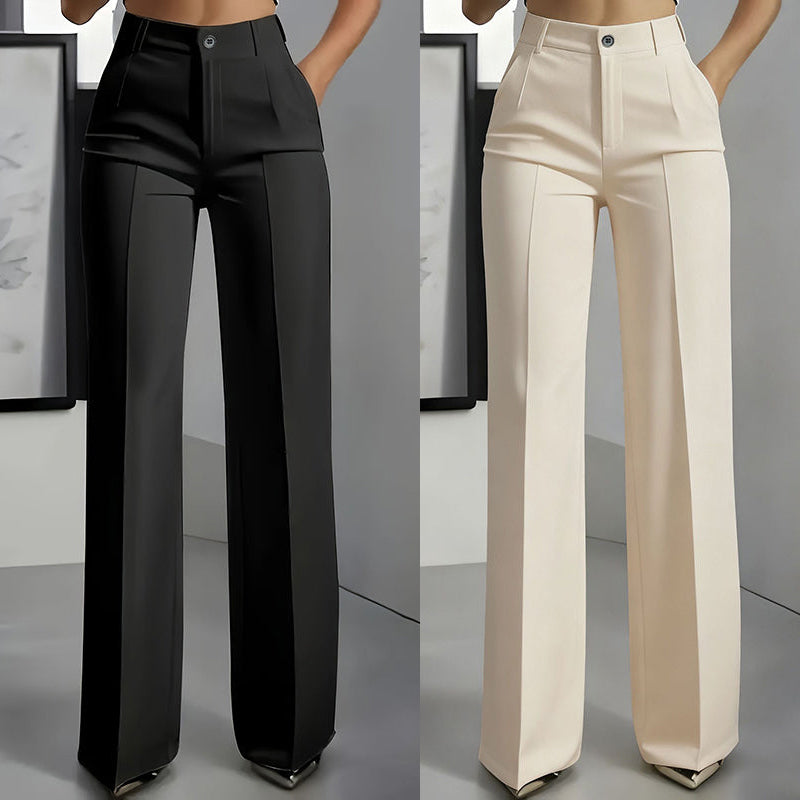 Sara™| Pantalón sastre de cintura alta