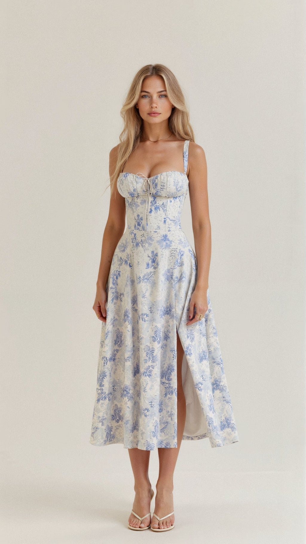 Kiana | Vestido con cintura marcada