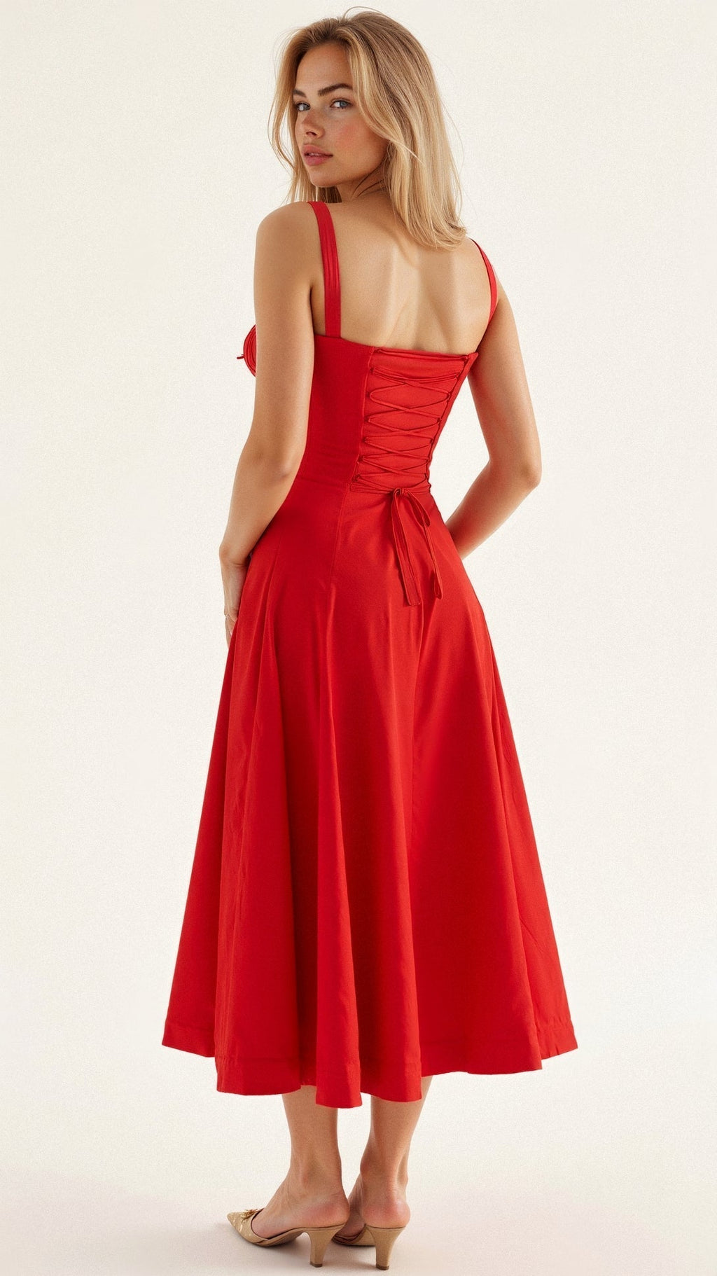 Kiana | Vestido con cintura marcada