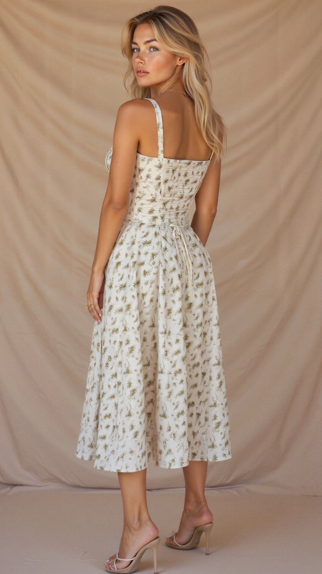 Kiana | Vestido con cintura marcada
