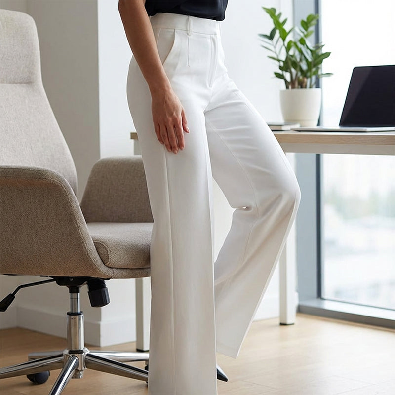 Sara™| Pantalón sastre de cintura alta