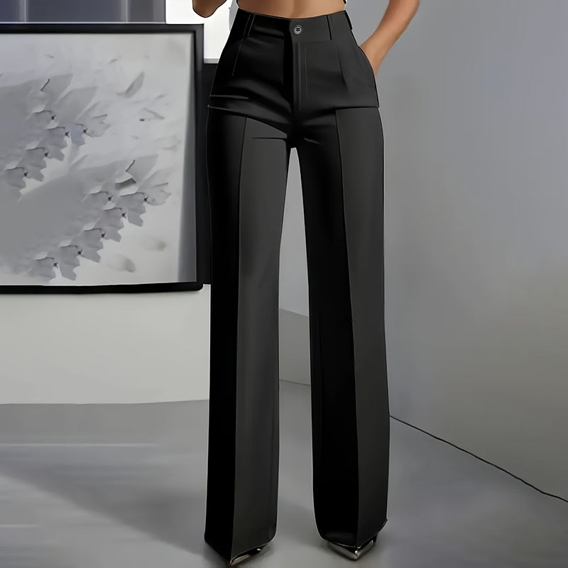 Sara™| Pantalón sastre de cintura alta
